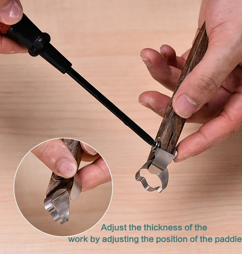 DIY Clay Teapot Handle Scraper Tool
