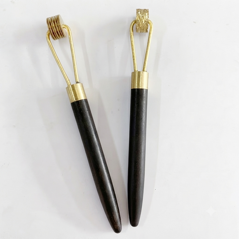 Lotus Leaf Copper Pottery Roller Pen