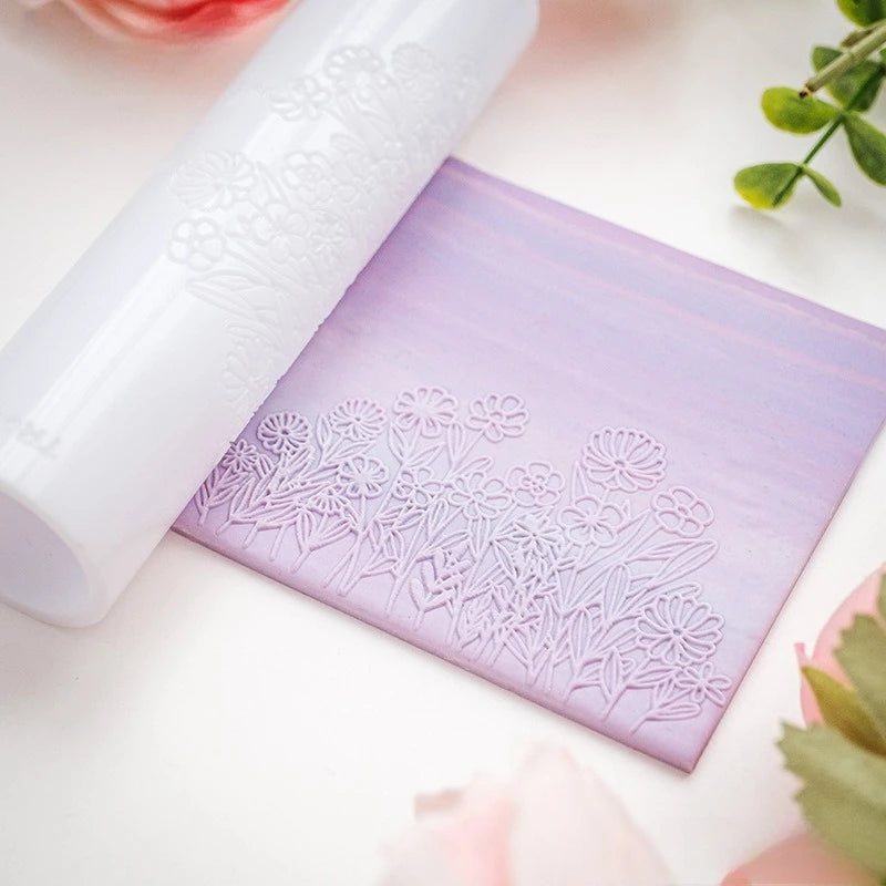 Ceramic Rolling Flower Texture Pottery Tool