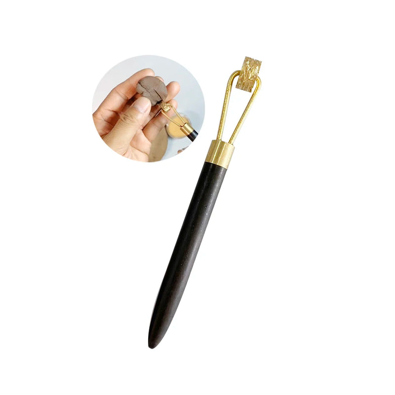 Lotus Leaf Copper Pottery Roller Pen