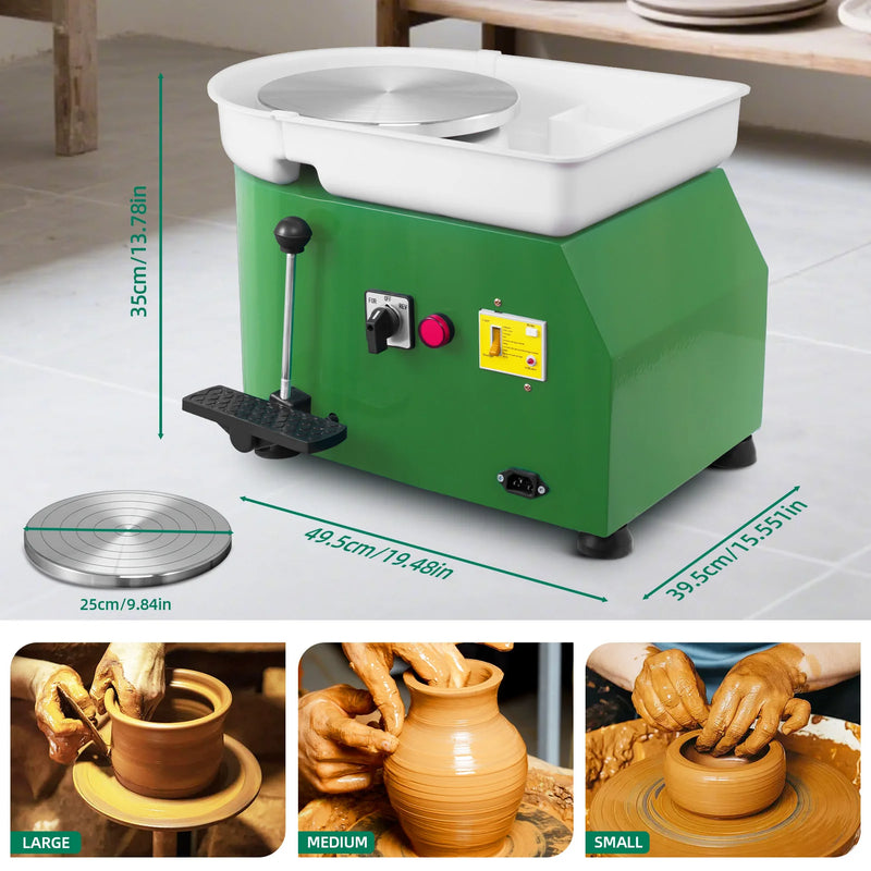 350W Electric Pottery Wheel Machine
