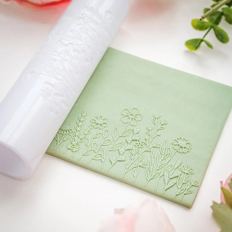 Ceramic Rolling Flower Texture Pottery Tool