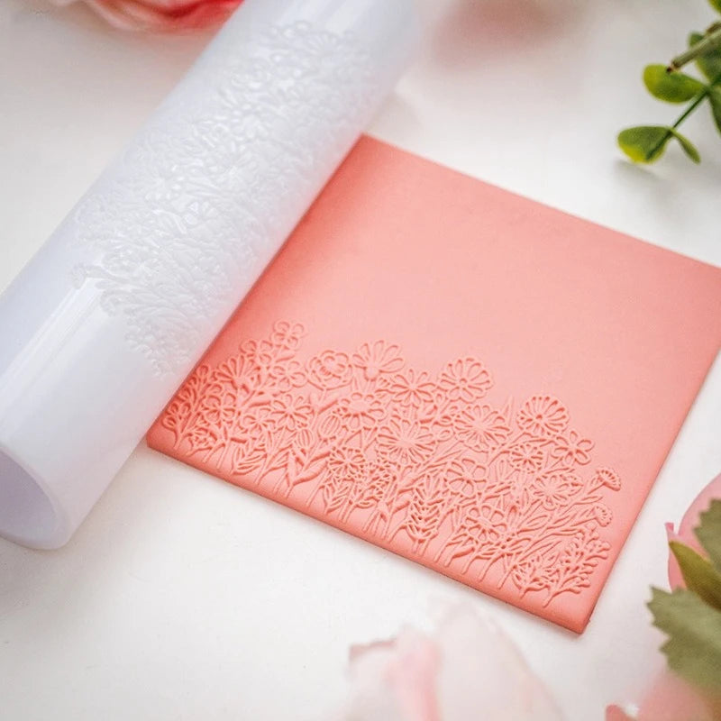 Ceramic Rolling Flower Texture Pottery Tool
