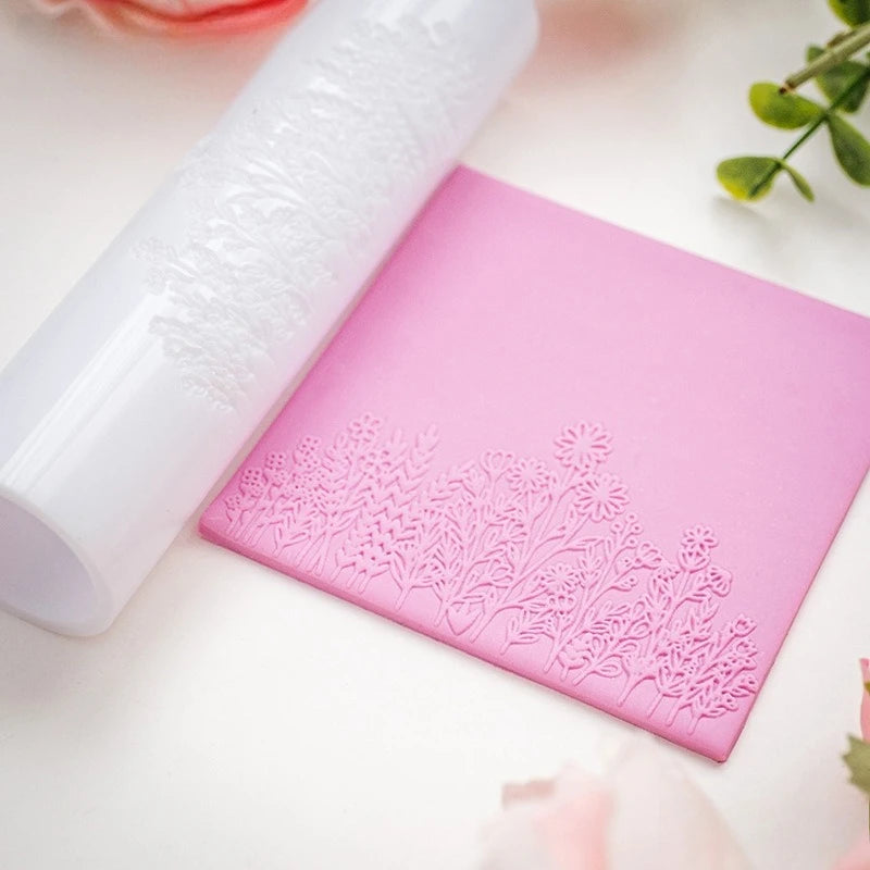Ceramic Rolling Flower Texture Pottery Tool