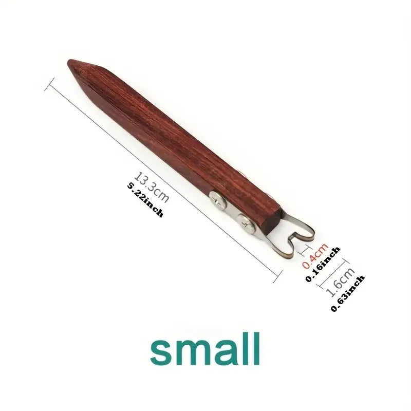 1PC Wooden Handle Trimming Pottery Scraper