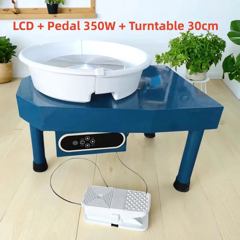Electric Water Basin Pottery Wheel with Foot Pedal