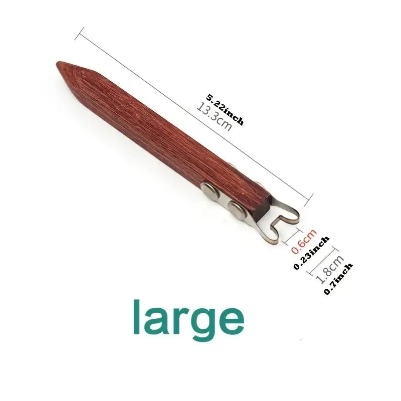 1PC Wooden Handle Trimming Pottery Scraper