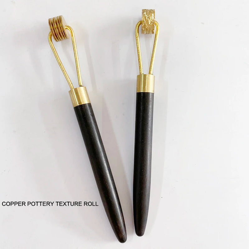 Lotus Leaf Copper Pottery Roller Pen