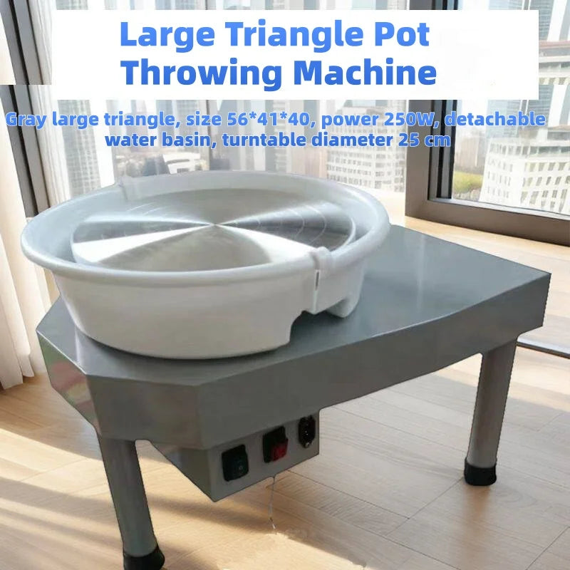 Electric Water Basin Pottery Wheel with Foot Pedal