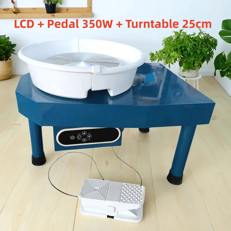 Electric Water Basin Pottery Wheel with Foot Pedal