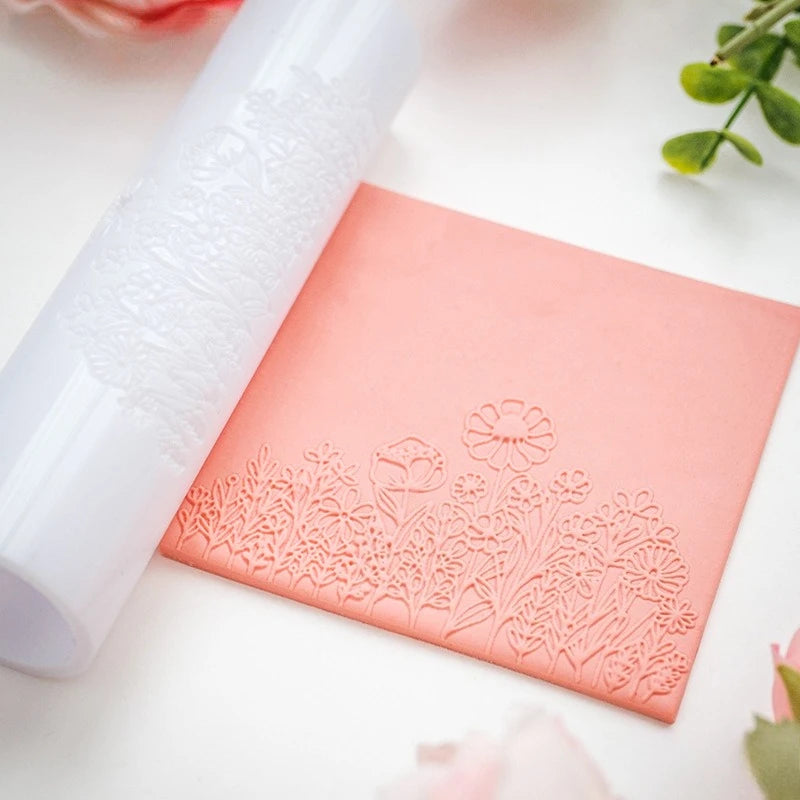 Ceramic Rolling Flower Texture Pottery Tool