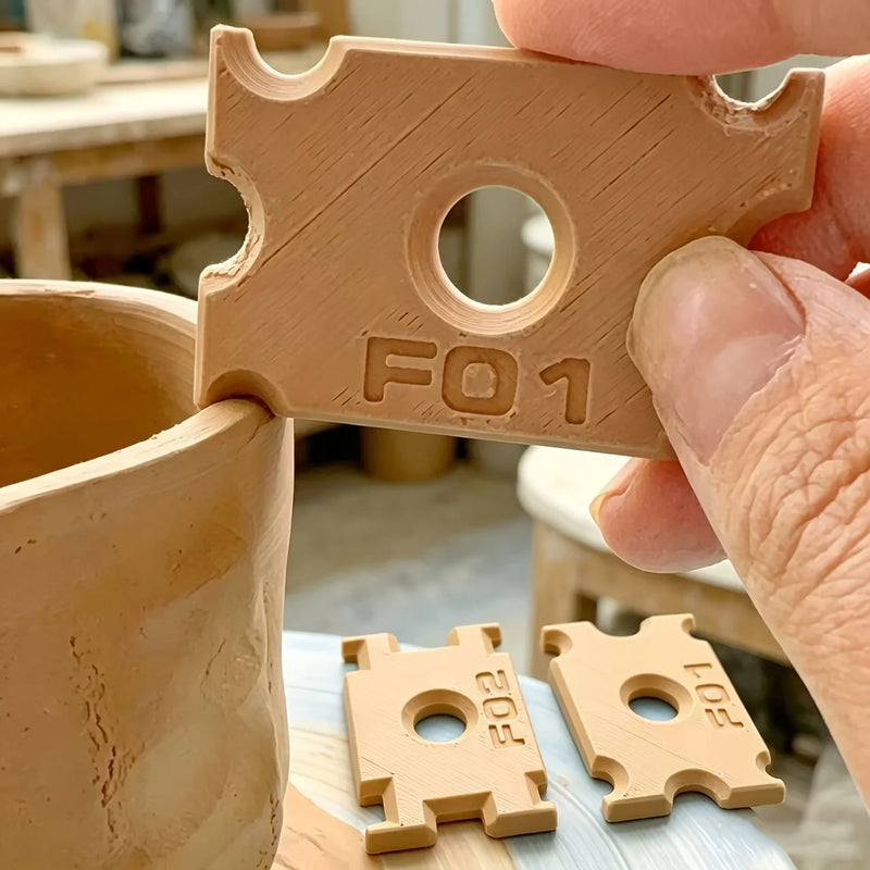 6-in-1 Clay Scraper & Foot Shaping Tool Set