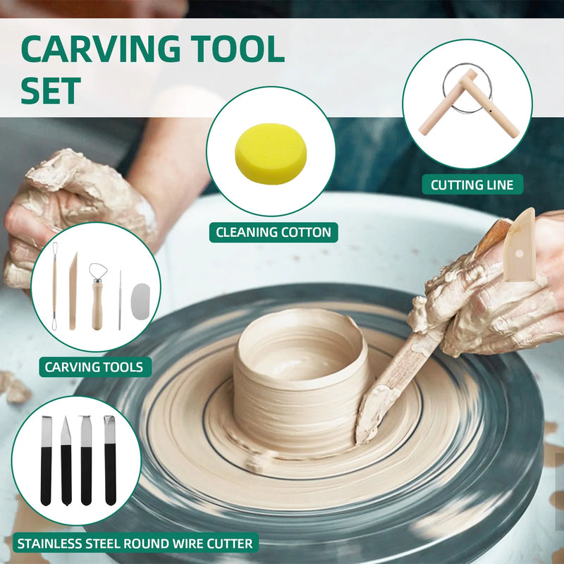 350W Electric Pottery Wheel Machine