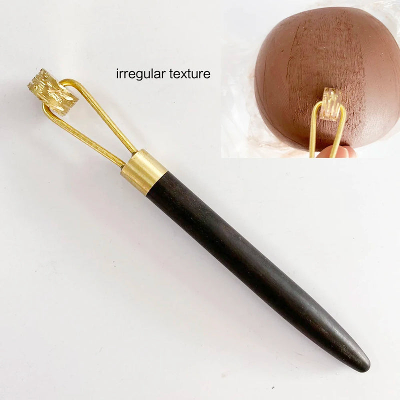 Lotus Leaf Copper Pottery Roller Pen